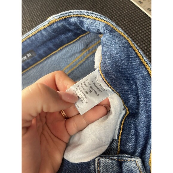 Judy Blue High Waist Slim Fit Medium Wash Jeans JB82176MD Size 7/28 Spandex - Picture 5 of 11